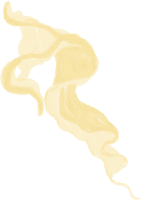 Ilustração de fluxo amarelo em movimento